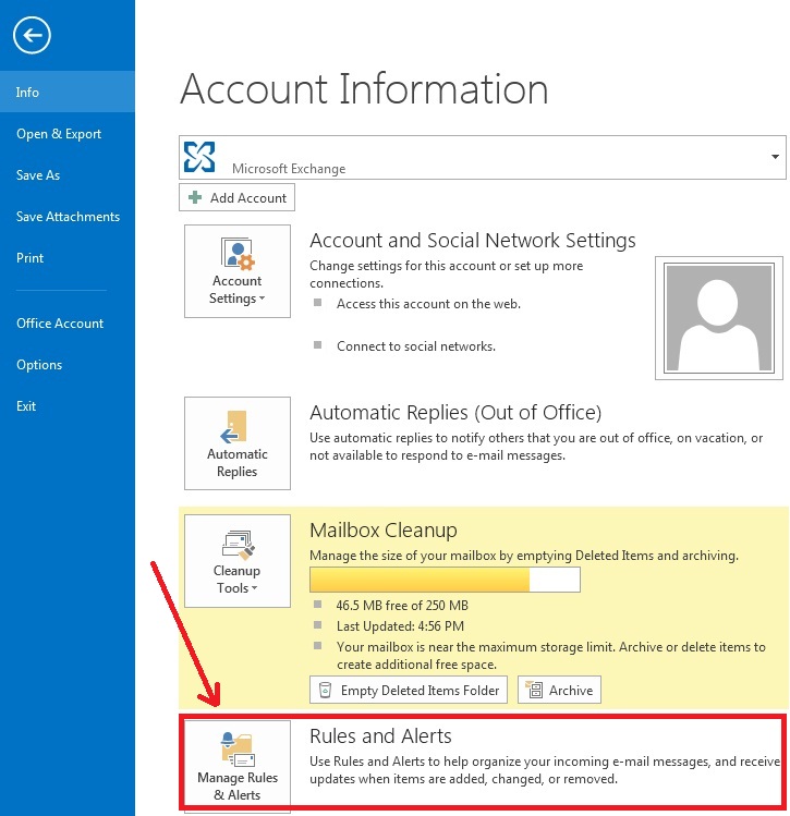 How to create rules in Outlook 2013 - Microsoft Community