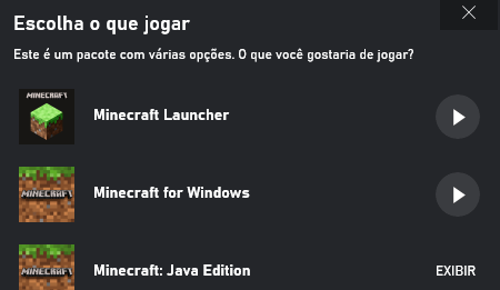 minecraft bedrock não aparece para baixar no meu launcher - Microsoft  Community