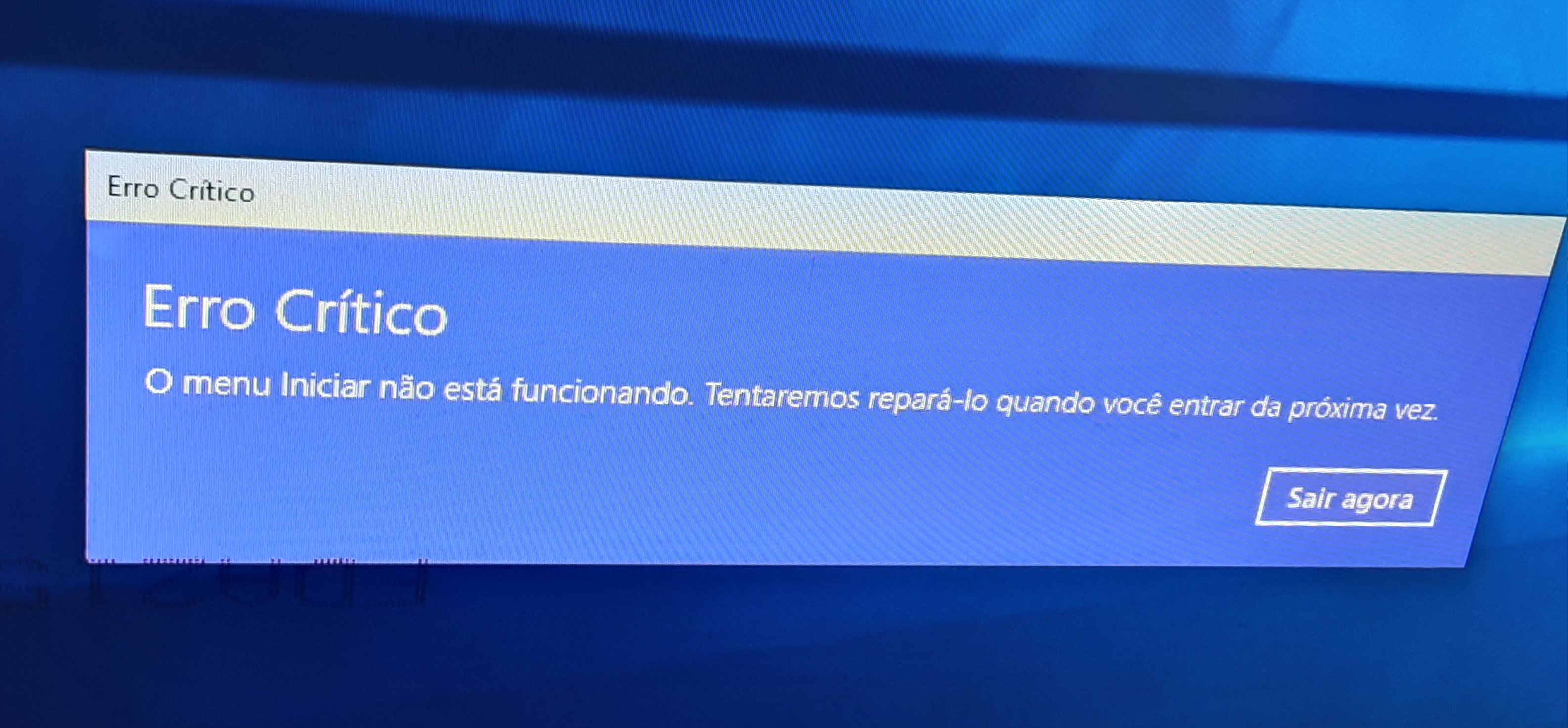 Windows 10 tem um erro crítico que afecta o Menu Iniciar