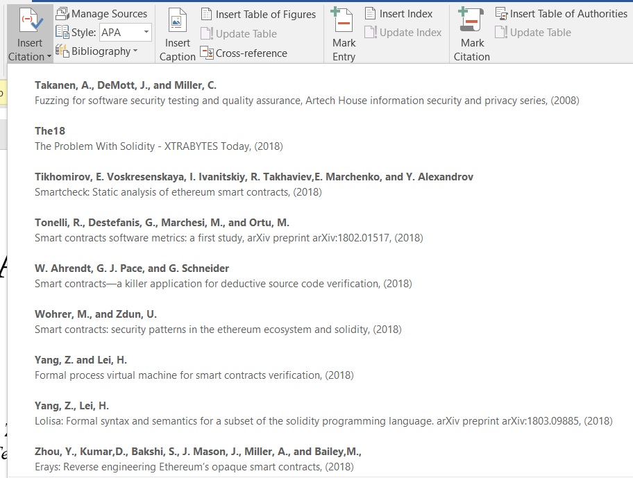 Can T Insert Citation Microsoft Community