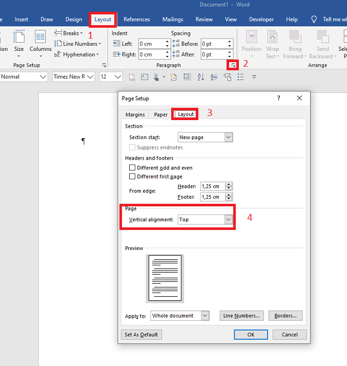 How to set a document to always open at top of doc (page 1 ...