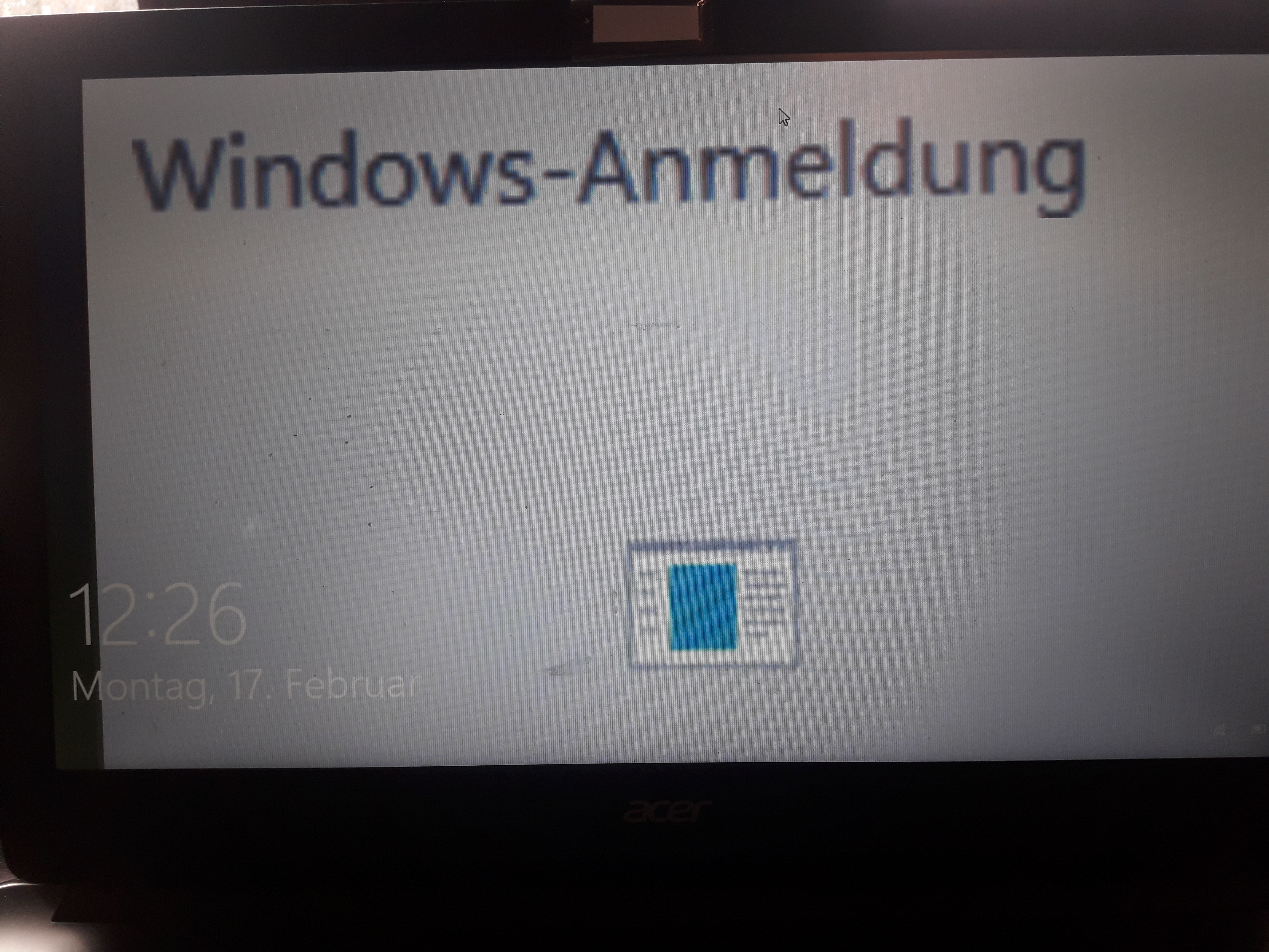 Windows 10 Anmeldung Sperrbildschirm aufgehängt