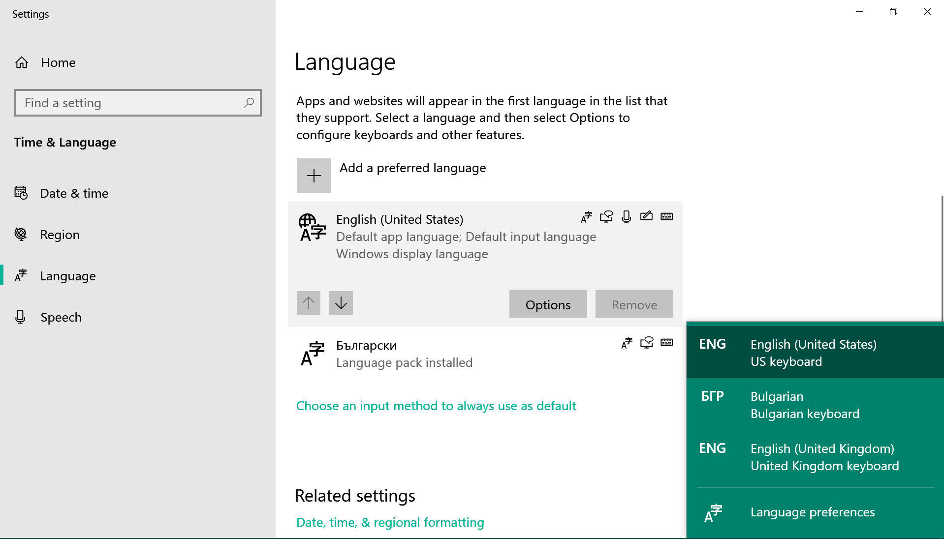 Removing English (UK) Keyboard Layout In Windows 10? - Microsoft Community