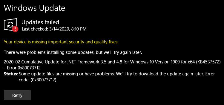 Missing Files Windows 10 Update لم يسبق له مثيل الصور Tier3 Xyz
