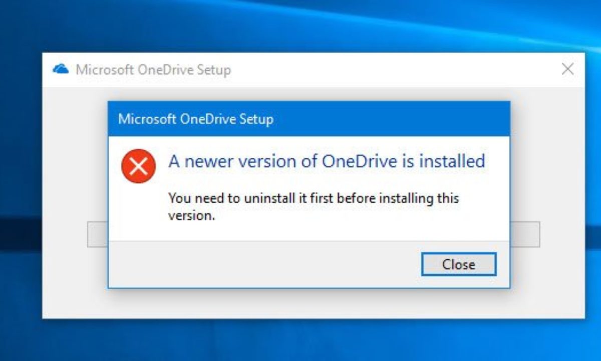 Stuck In The Middle Of Re Installation Of Onedrive A Newer Version Microsoft Community