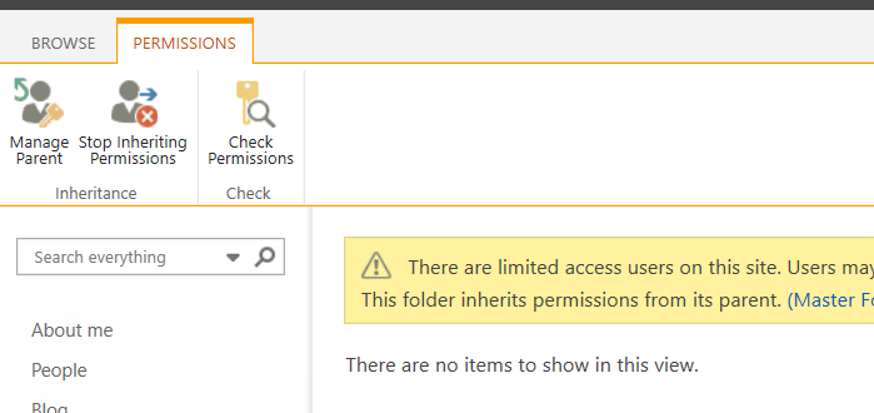 Breaking OneDrive Inheritance Anomoly Microsoft Community