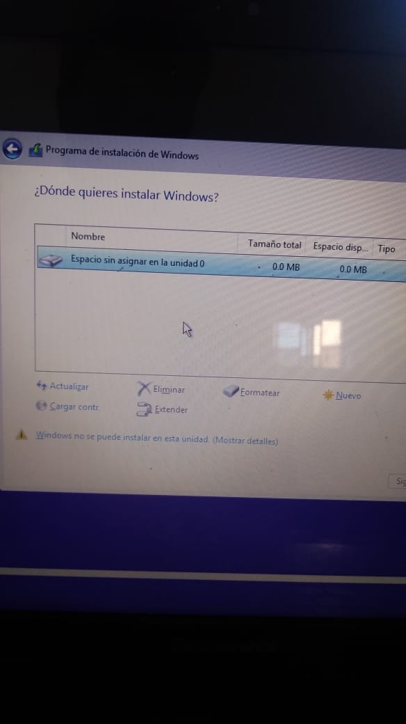 Al Instalar Windows Tengo Error 0xc00000001 Y No Lee Mi Disco Duro Microsoft Community 4471