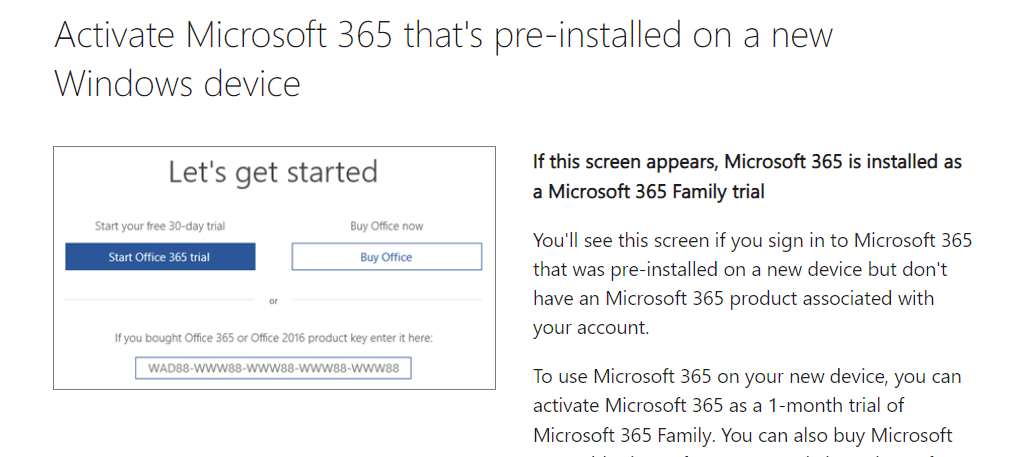 my new computer came with 1 year of MS 365. How do I activate so I do -  Microsoft Community