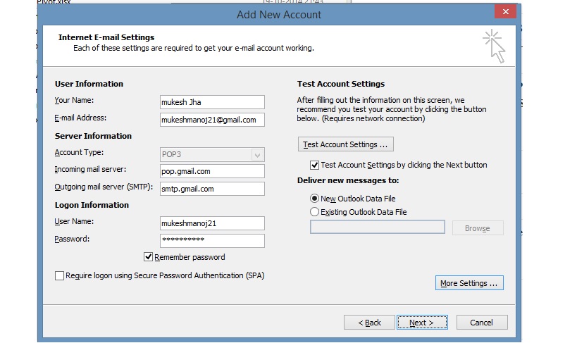 setting in Outlook 2010 - Microsoft Community