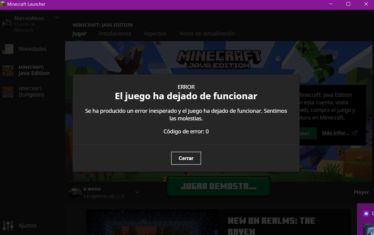 Migrei a conta do Minecraft mas agora aparece para comprar de novo. O -  Microsoft Community