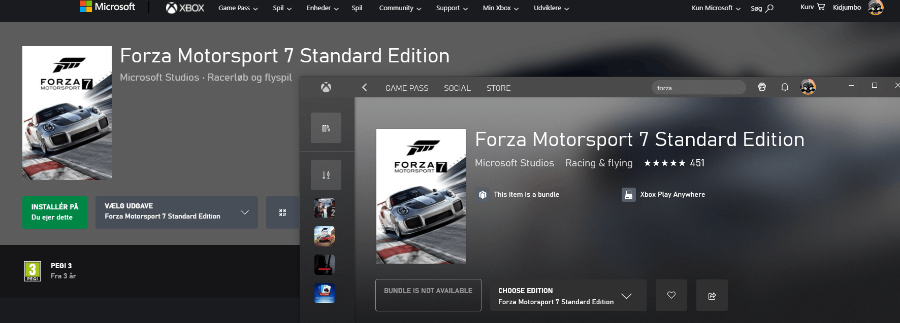 parade jealousy frame Forza Motorsport 7 Showing as not available after purchase - Microsoft  Community