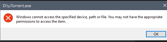 Unable To Download Utorrent In Windows 10