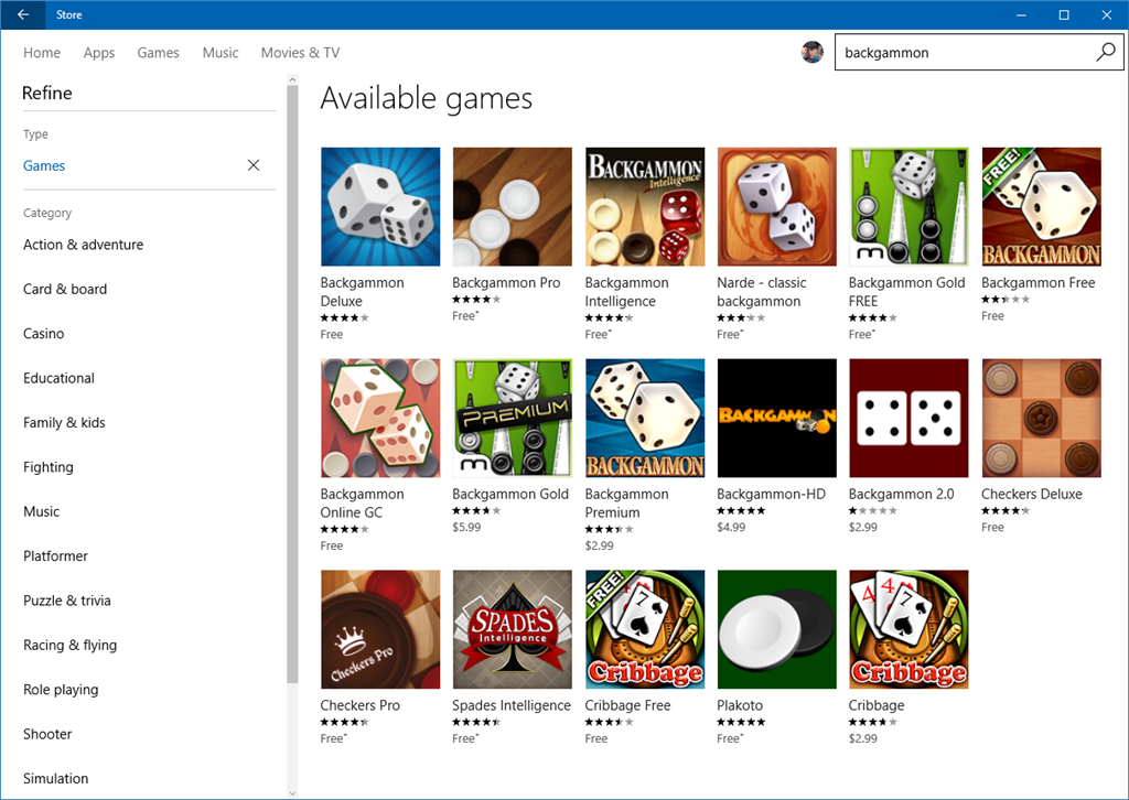 Backgammon Microsoft Gratis