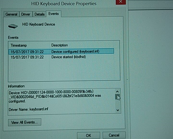 Hid Keyboard Device Driver Surface