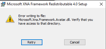 Error Installing Software Microsoft Community