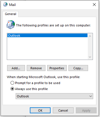 Cannot Start Microsoft Outlook - Microsoft Community