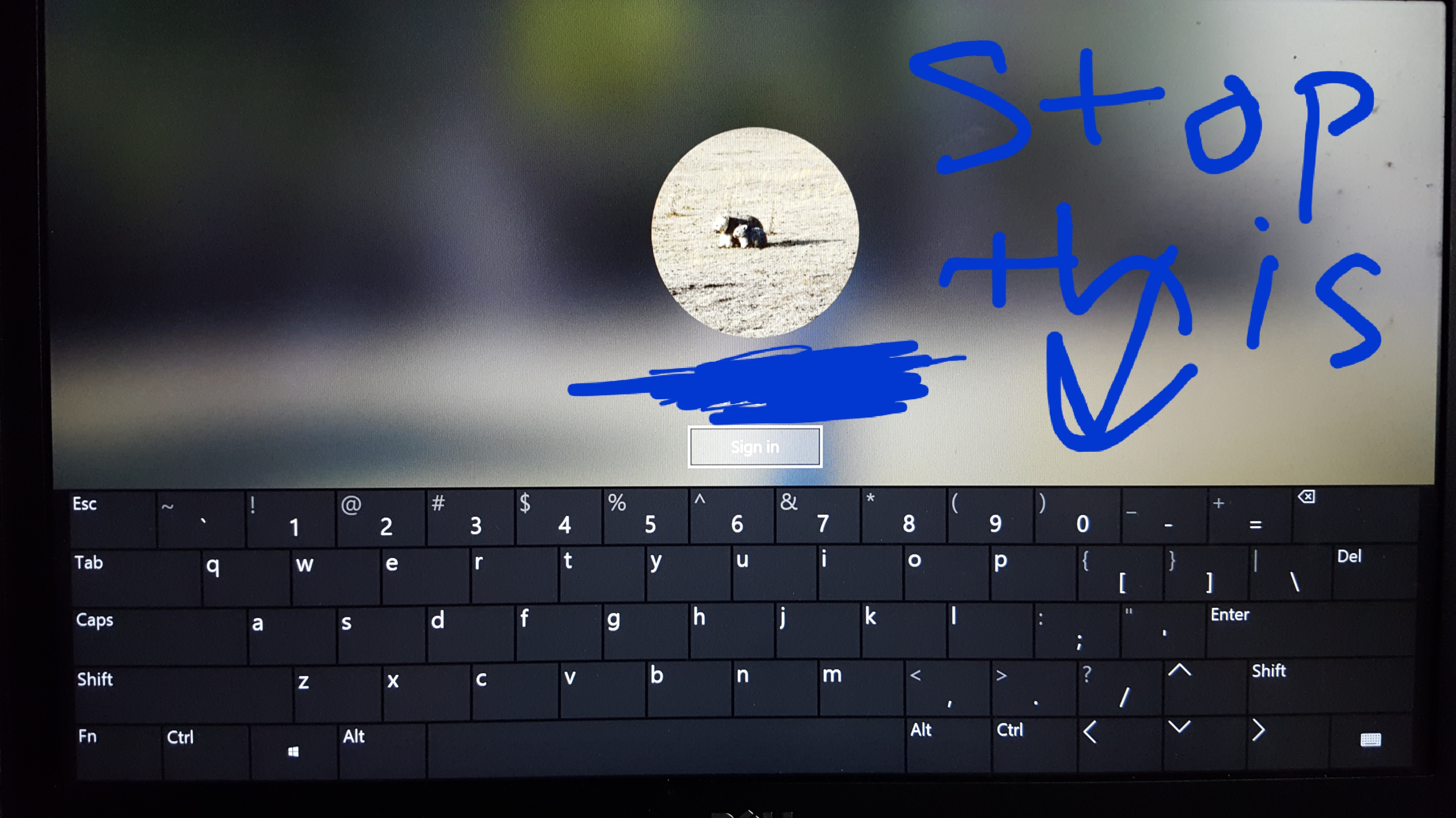 Login screen on screen keyboard pops up want to turn it off