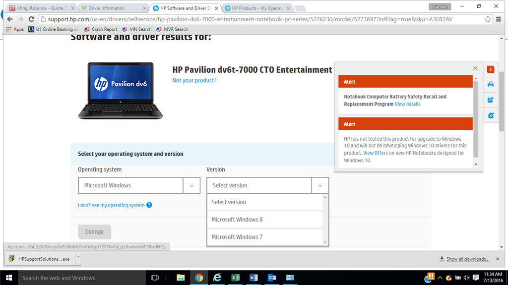 Hp Pavilion Dv6 Notebook Pc Drivers For Windows 7 64 Bit