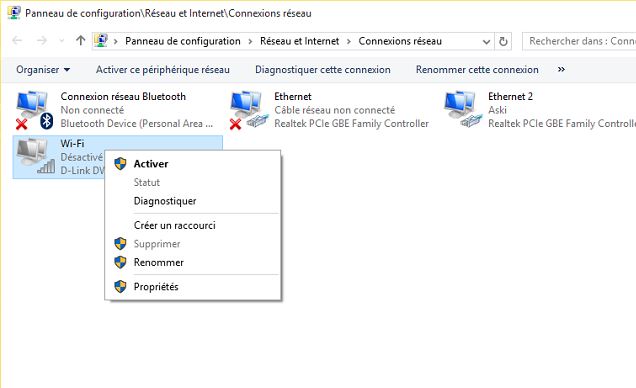 Réactivé le wifi de ma carte réseau dans le gestionnaire des - Communauté  Microsoft