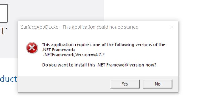 Ошибка this application requires one of the following versions of the net framework