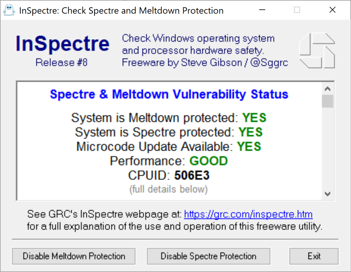 INSPECTRE. Disable Meltdown Protection. Spectre эксплойт Intel. Spectre (уязвимость).