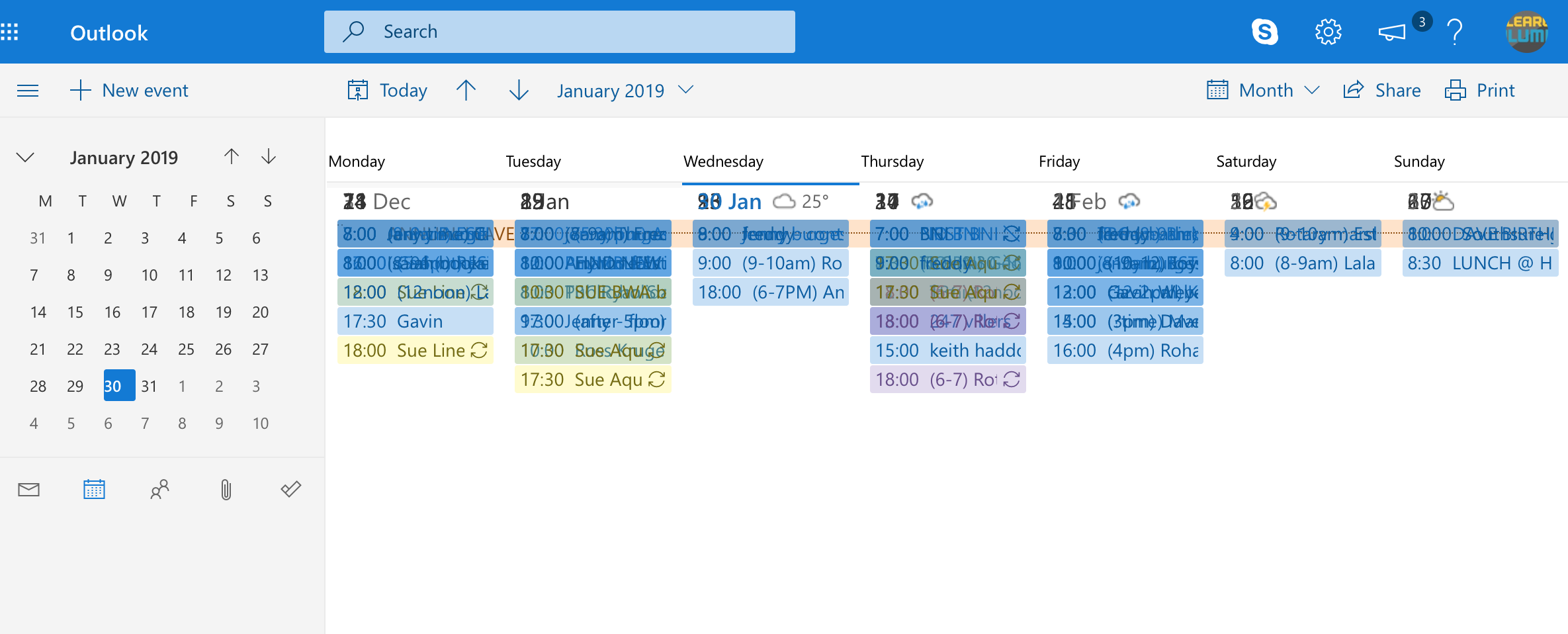 hotmail calendar display problems Microsoft Community