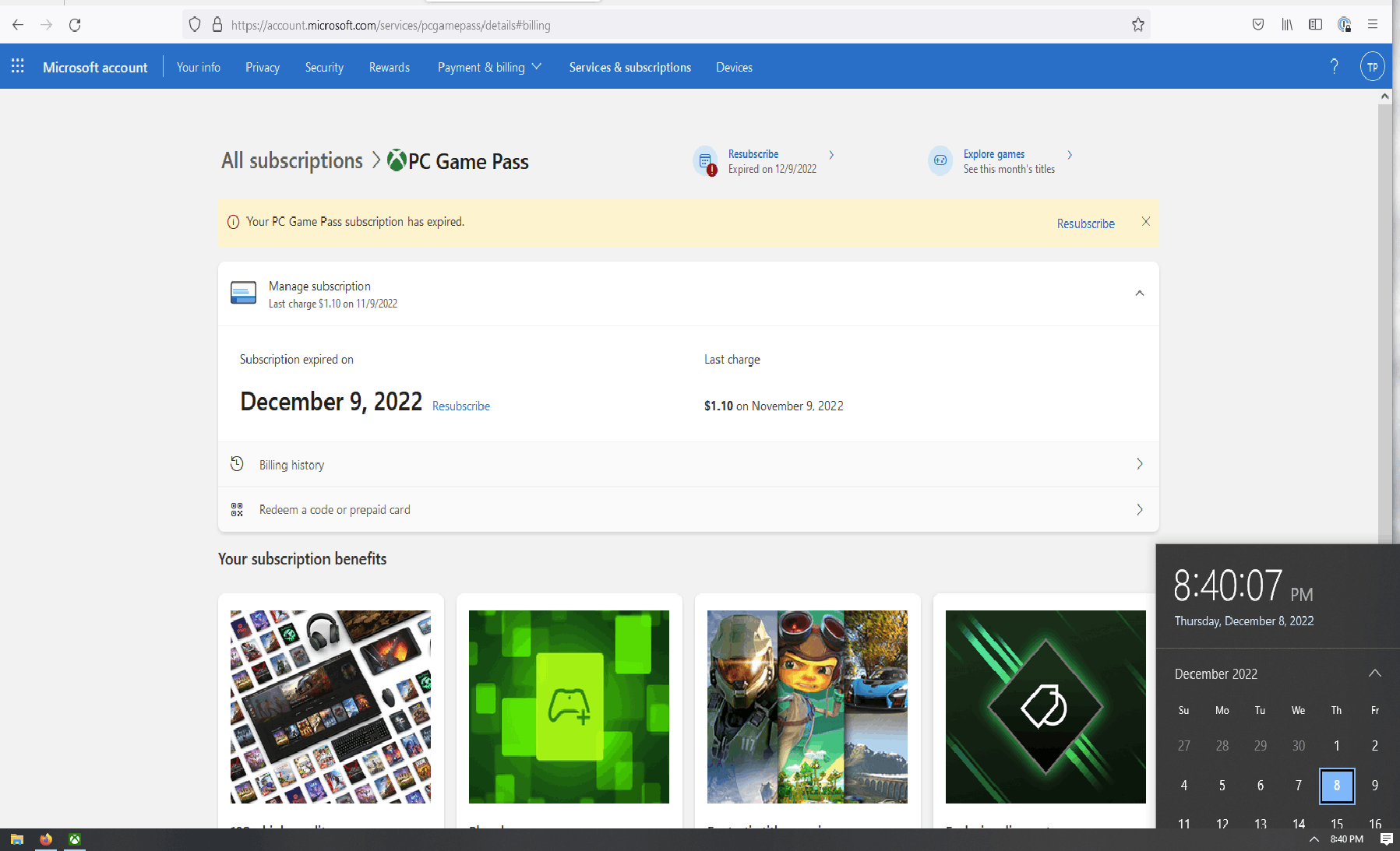 Membership Expires Early : r/XboxGamePass