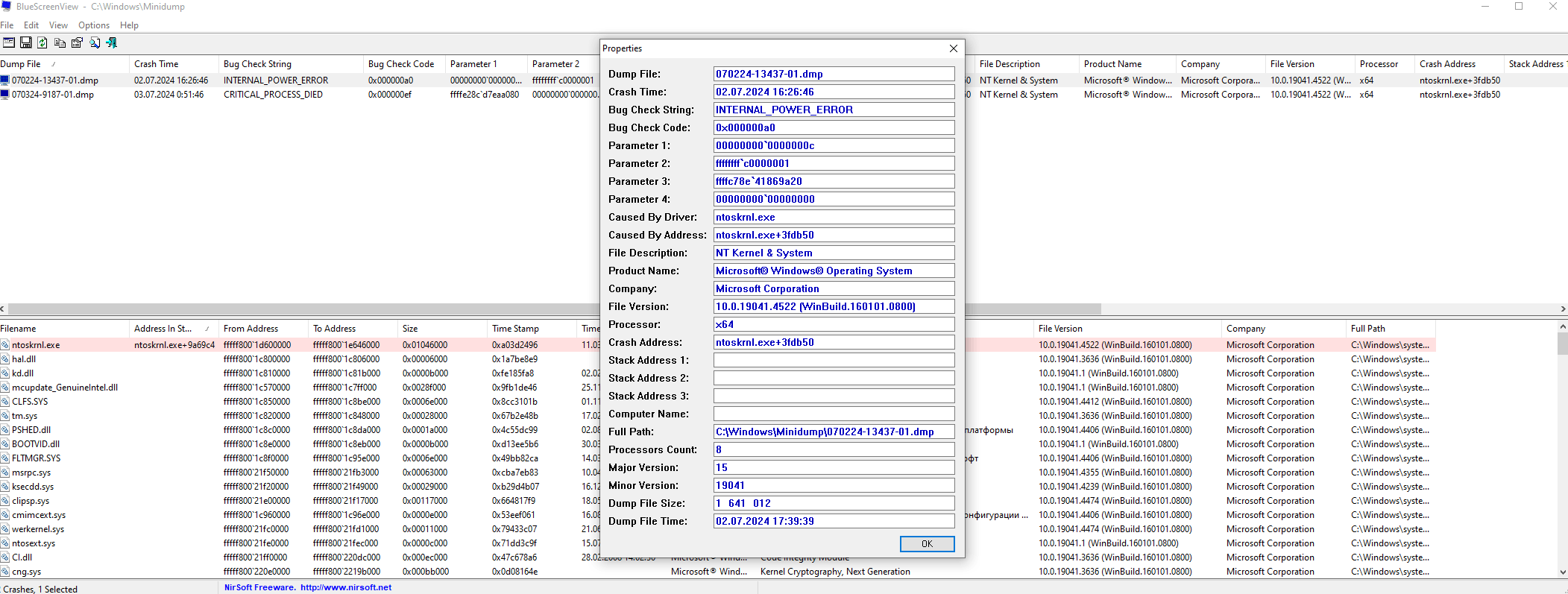 Экран смерти critical process died (ntoskml.exe) - Сообщество Microsoft