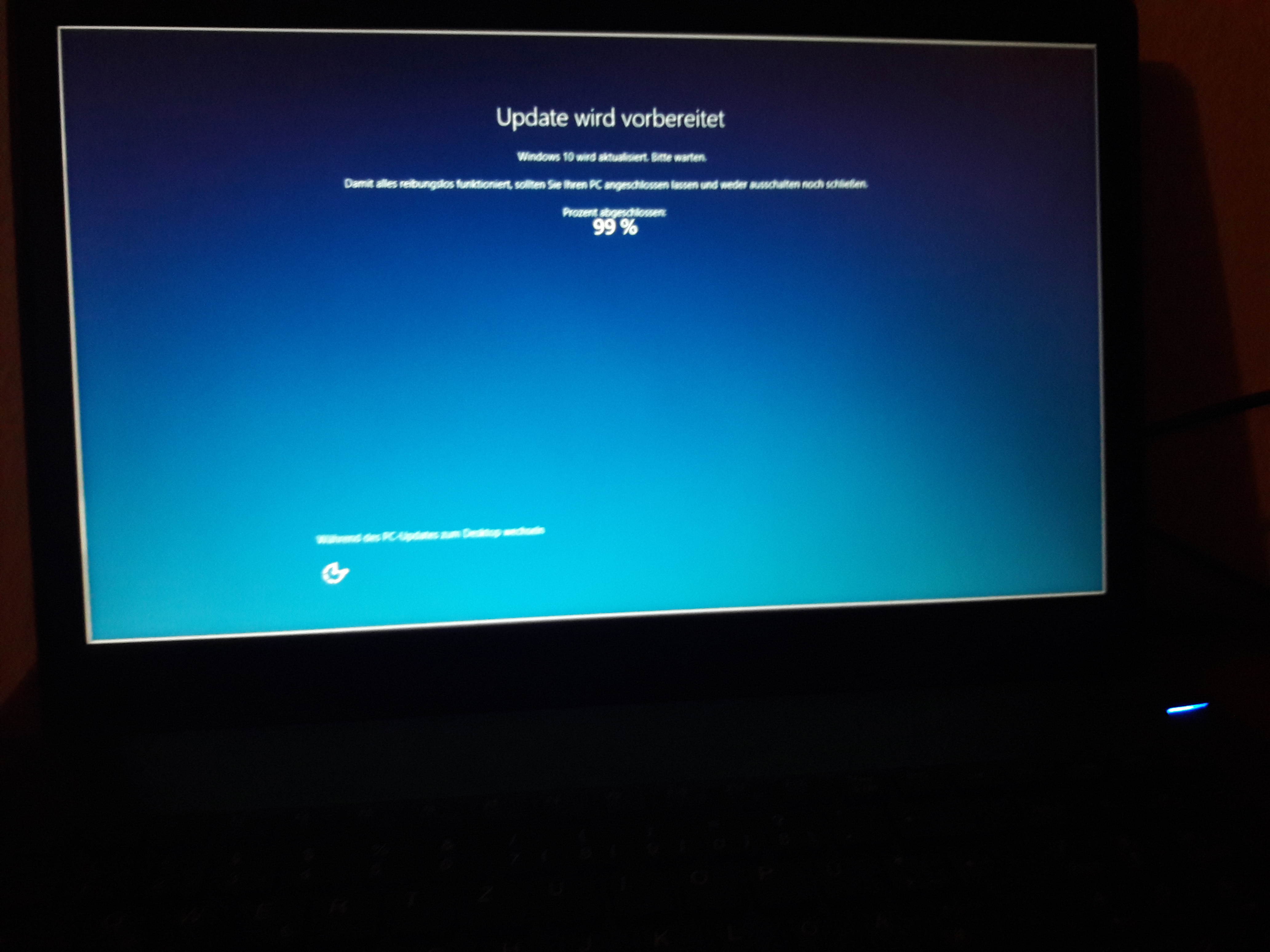 Windows hängt bei 99%