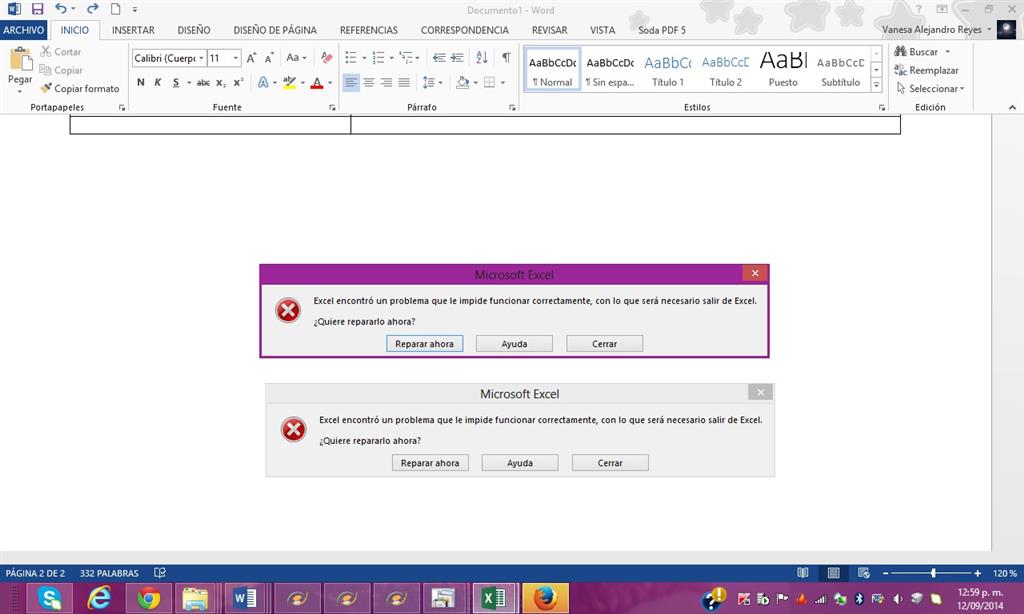 Excel ha encontrado un problema que le impide funcionar - Microsoft  Community