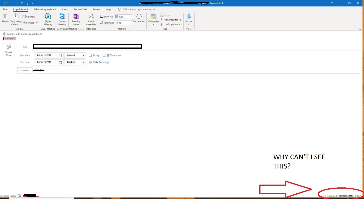 Outlook Calendar modified by Date Who Microsoft Community