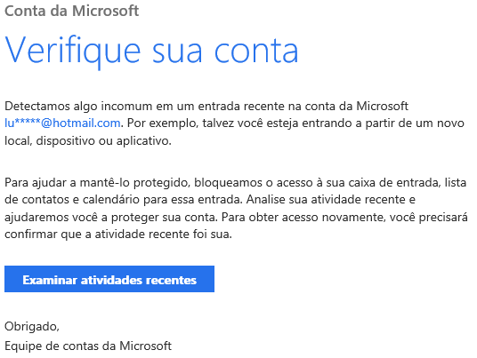 Tentativas de acesso a minha conta de vários países diferentes - Microsoft  Community