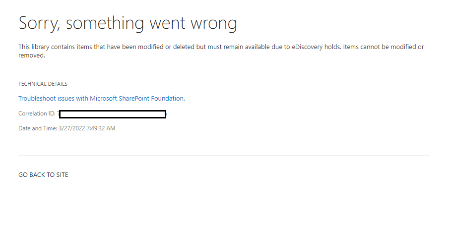 not-able-to-delete-from-preservation-hold-library-microsoft-community
