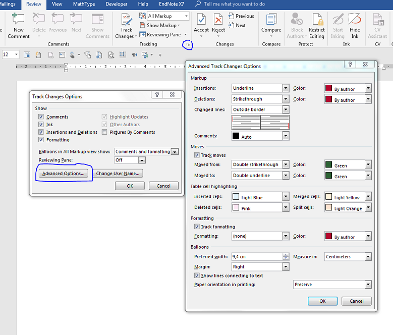 Problems With Track Changes In Word 2016 - Microsoft Community