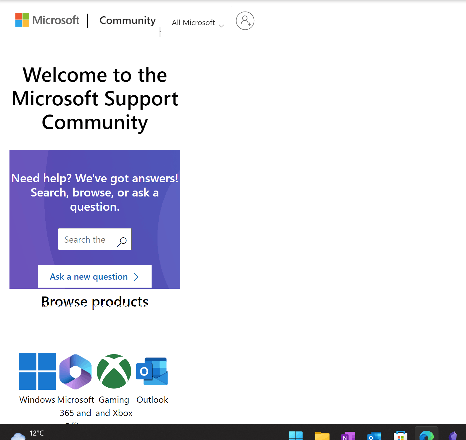 When I open a particular website in MS Edge then it shows