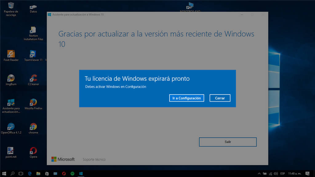 Windows 10 Tu Licencia De Windows Expirara Pronto Microsoft