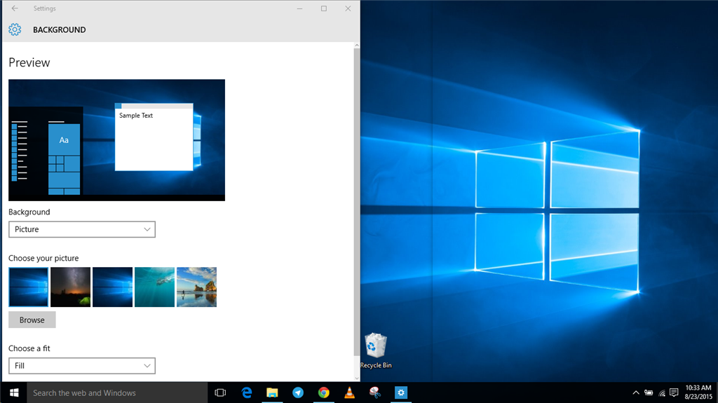 vertical movable line on desktop in windows 10 - Microsoft ...