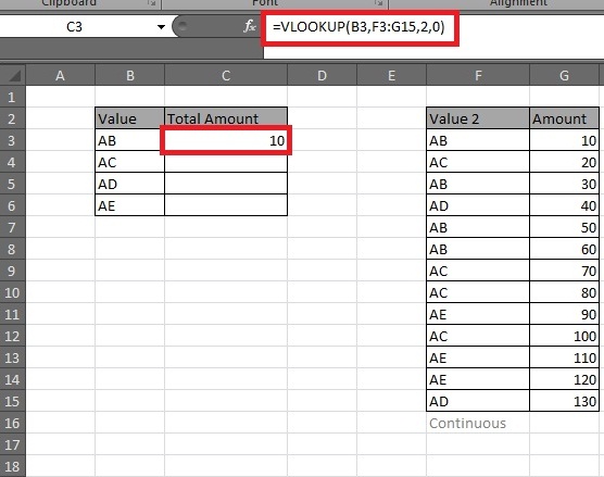 Sum Of Repeated Values Using Vlookup Or Index Match Microsoft Community