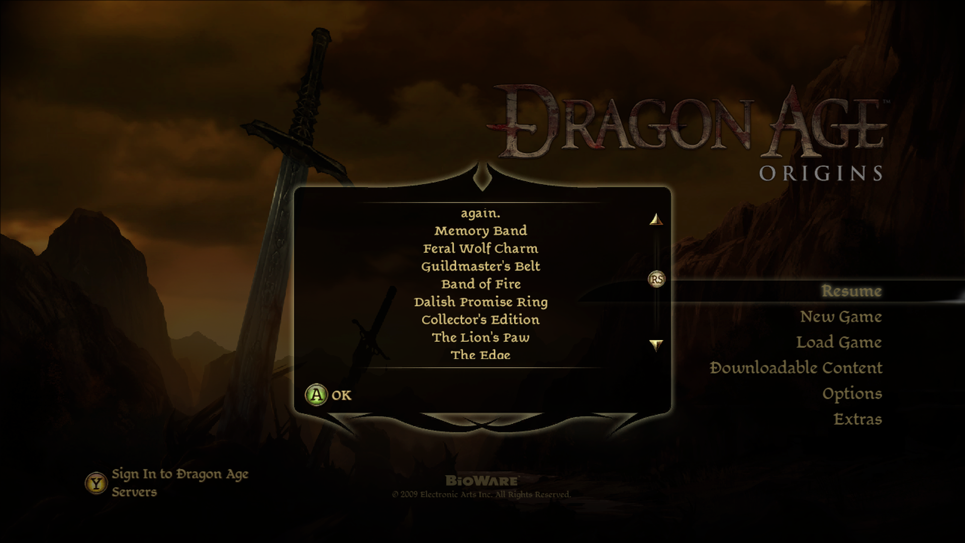 Dragon age store origins xbox marketplace