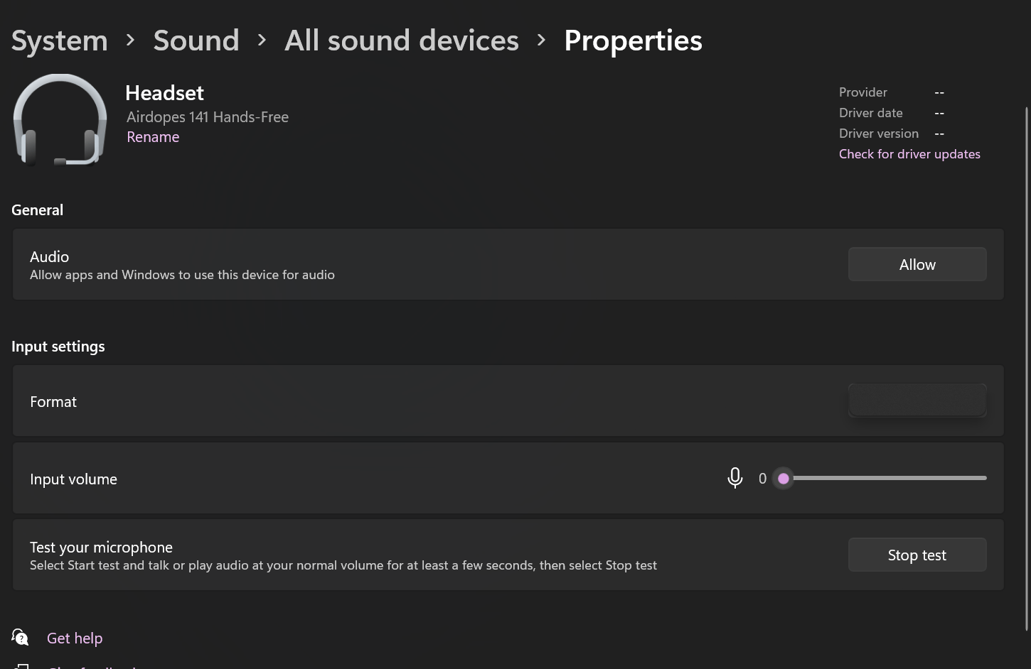 Bluetooth headphone's microphone not detected in windows 10/11