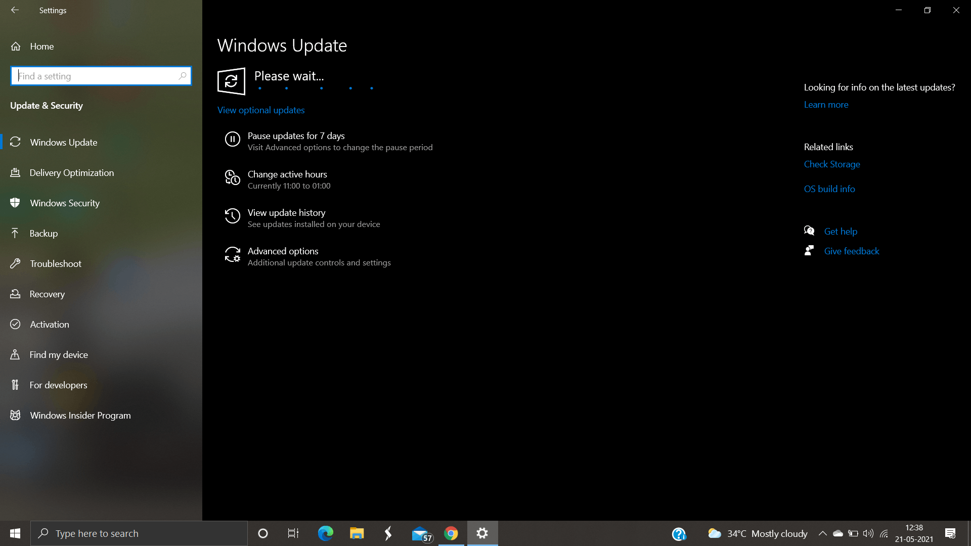 Windows Update stuck at please wait - Microsoft Community