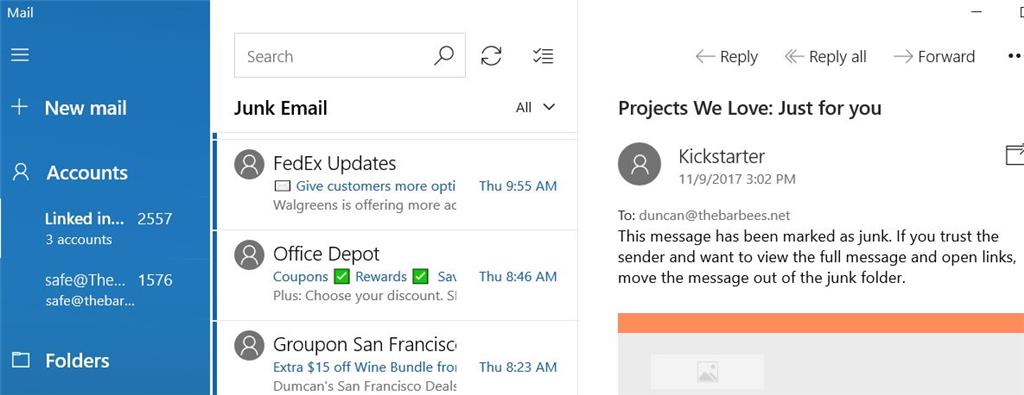 How do I disable the Junk eMail Folder - Microsoft Community