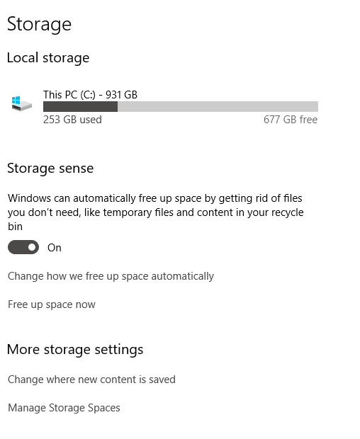 Windows 10 local disk d running out of space