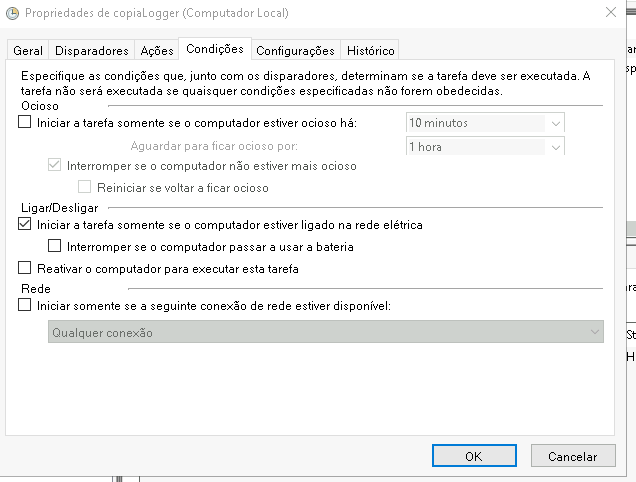 windows - Executar script PHP minimizado ou oculto, pelo Agendador de  Tarefas - Stack Overflow em Português
