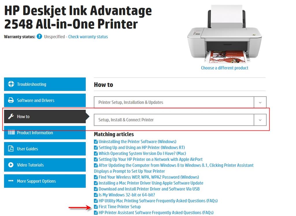 Hp deals deskjet 2548