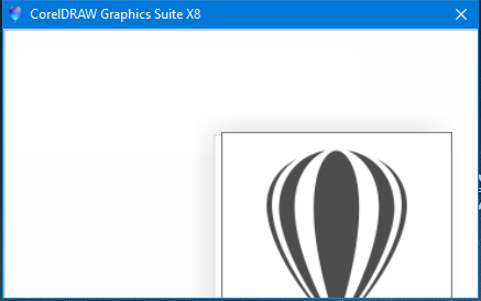 Coreldraw установка маленькое окно