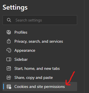 Please Help With Microsoft Edge Setting Cookies - Microsoft Community