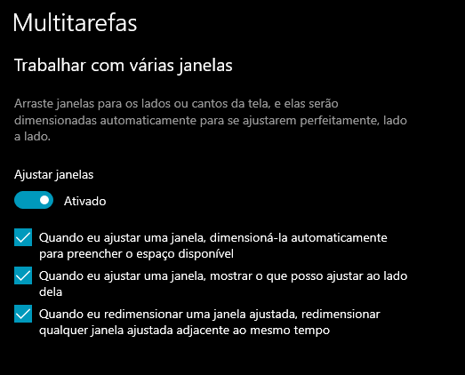 Atalho Windows setas para direita e esquerda n o funcionam