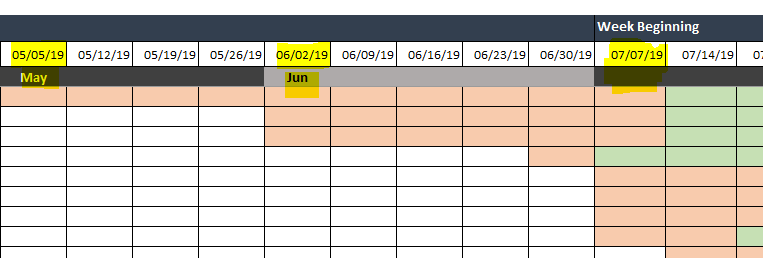 Excel Adding Month Name When New Month Date Begins Microsoft Community