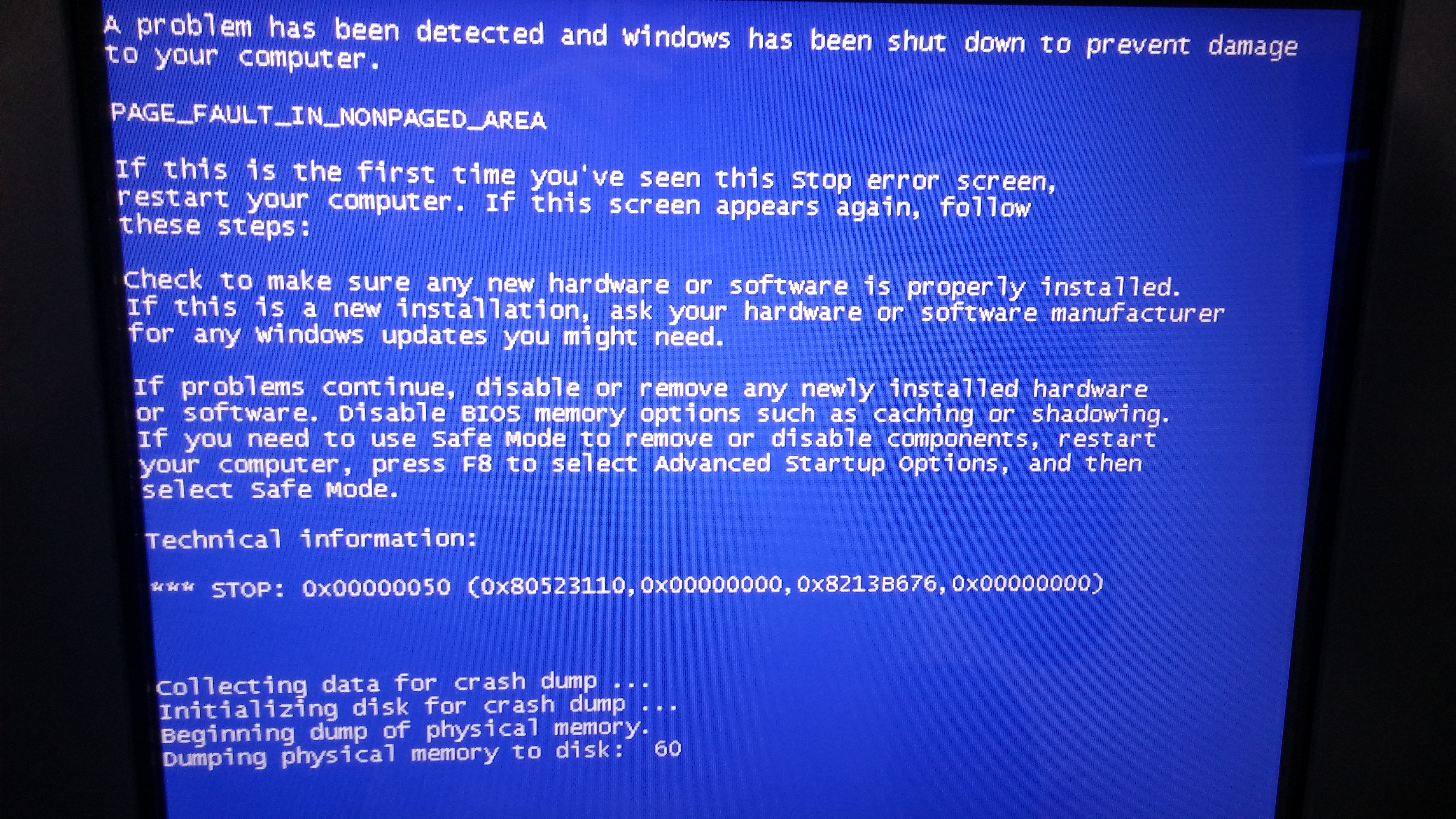 Encountered BSOD PAGE_FAULT_IN_NONPAGED_AREA After Installed Windows ...